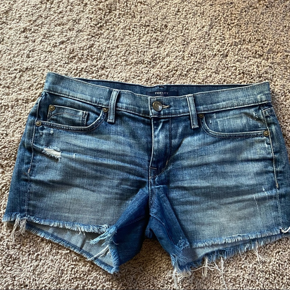Fidelity Jean Cutoff Shorts
